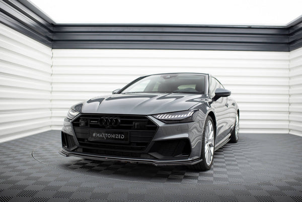 FOR AUDI - A7 S-LINE C8 / S7 C8 / C8 FACELIFT / S7 FACELIFT - FRONT SPLITTER - V1