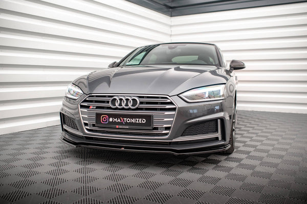 FOR AUDI - A5 / S5 B9 - S-LINE - FRONT SPLITTER - V1 - COUPE / SPORTBACK