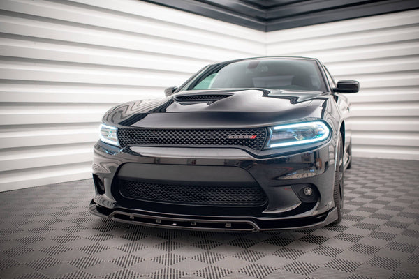 FOR DODGE - CHARGER SRT - MK7 - FACELIFT - FRONT SPLITTER - V1