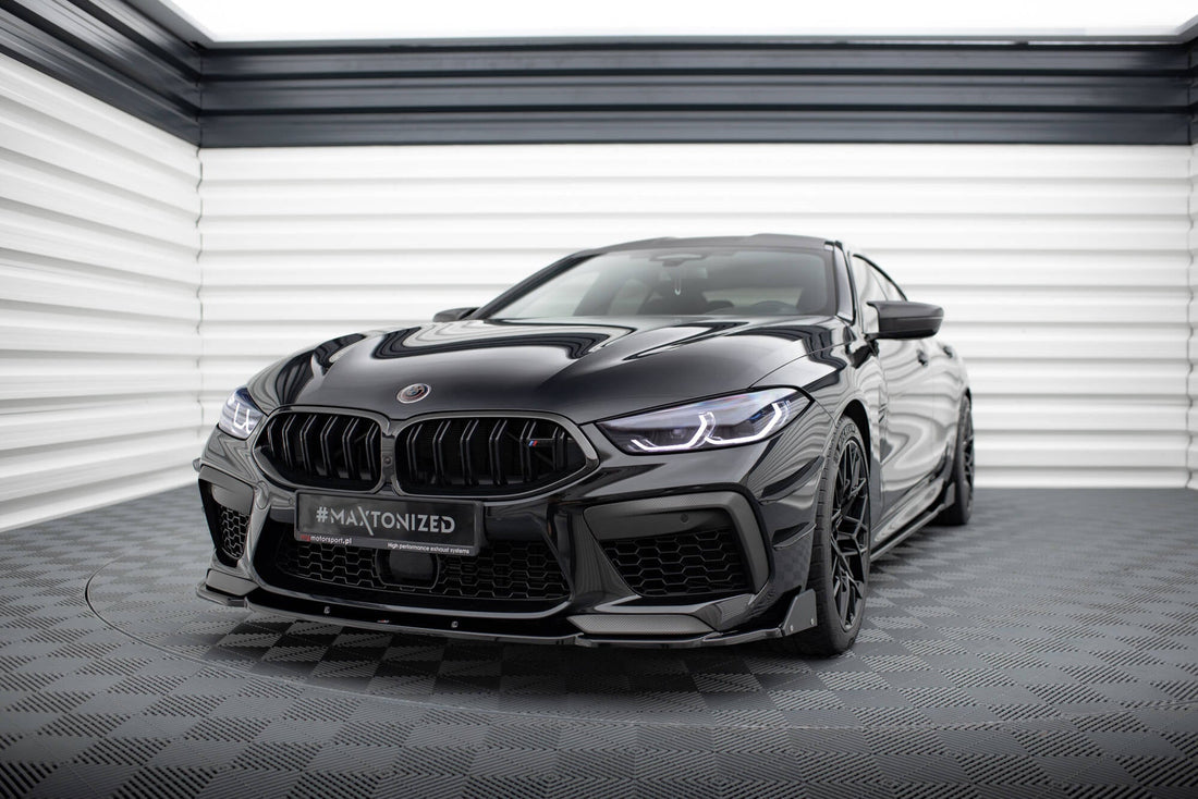 Front Splitter V.1 + Flaps suitable for BMW M8 Gran Coupe F93 / Coupe F92