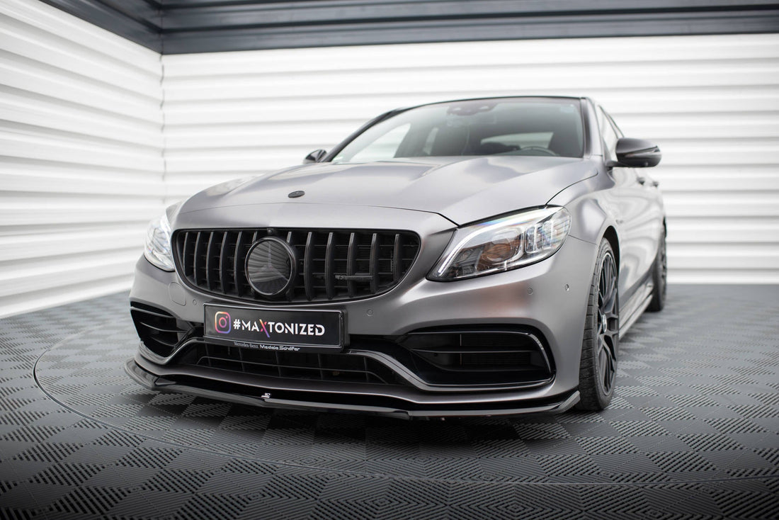 Front Splitter V.1 suitable for Mercedes-AMG C63 Sedan / Estate W205 Facelift