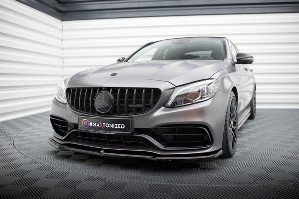 FOR MERCEDES - AMG C63/ ESTATE W205 - FACELIFT - FRONT SPLITTER - V1