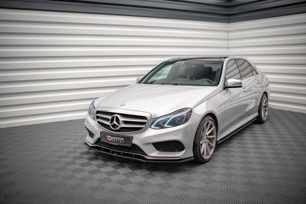 FOR MERCEDES-BENZ E AMG-LINE - SEDAN - W212 - FACELIFT - FRONT SPLITTER - V1