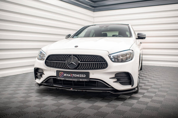 FOR MERCEDES-BENZ - E AMG-LINE - W213 - FACELIFT - FRONT SPLITTER - V1