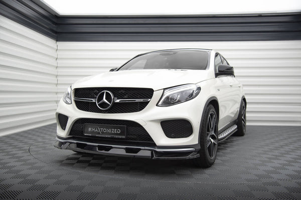 FOR MERCEDES - BENZ GLE - COUPE 43 AMG / AMG-LINE C292 - FRONT SPLITTER - V1