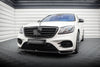 FOR MERCEDES - BENZ S  - AMG-LINE -  W222 FACELIFT - FRONT SPLITTER - V1