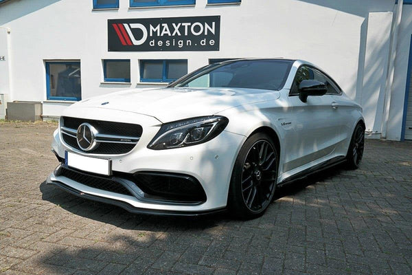 FOR MERCEDES - C-CLASS - C63 AMG COUPE - W205 - FRONT SPLITTER - V1