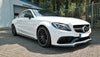FOR MERCEDES - C-CLASS - C63 AMG COUPE - W205 - FRONT SPLITTER - V1