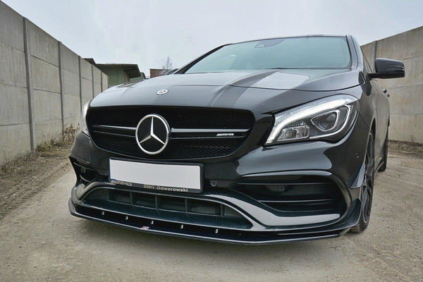 FOR MERCEDES - CLA - 45 AMG - C117 - FRONT SPLITTER - V1 - FACELIFT