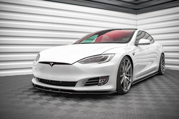 FOR TESLA - MODEL S - MK1 FACELIFT - FRONT SPLITTER - V1