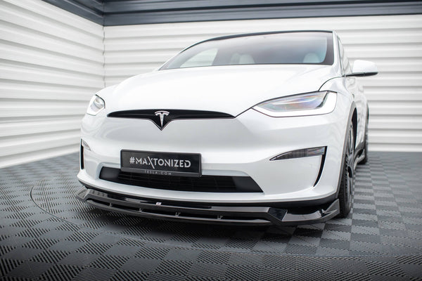 FOR TESLA - MODEL X - MK1 FACELIFT - FRONT SPLITTER - V1