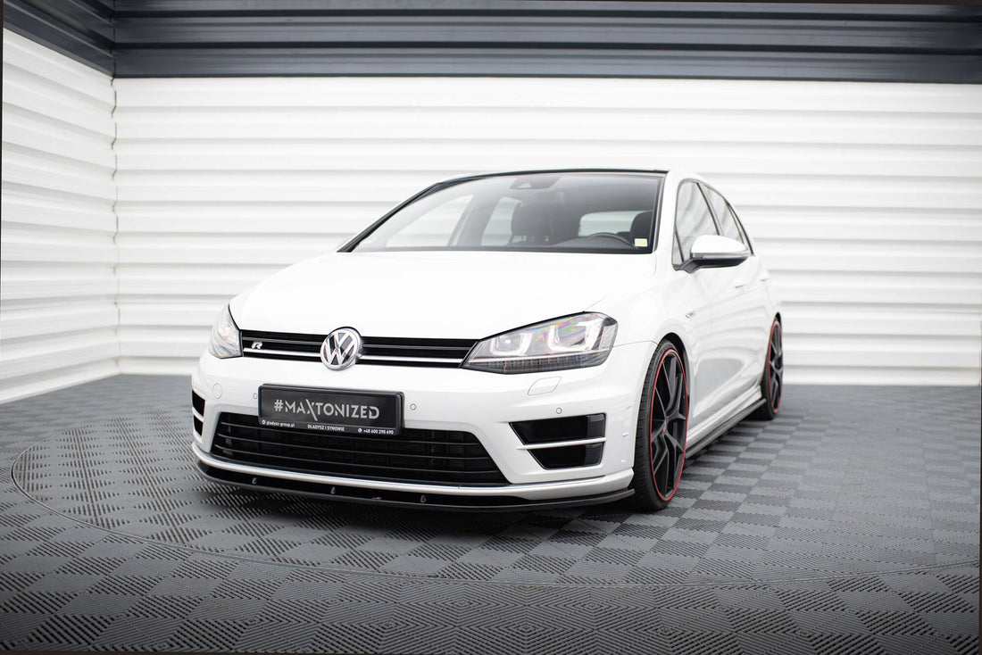 Front Splitter V.1 suitable for Volkswagen Golf R / R-Line Mk7