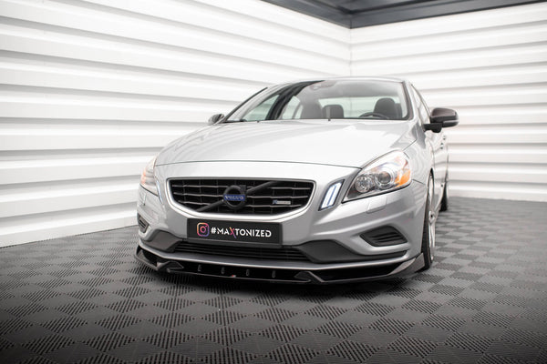 FOR VOLVO - S60 MK2 - R DESIGN - FRONT SPLITTER - V1