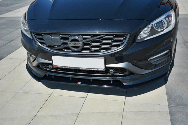 FOR VOLVO V60 POLESTAR FACELIFT - FRONT SPLITTER - V1
