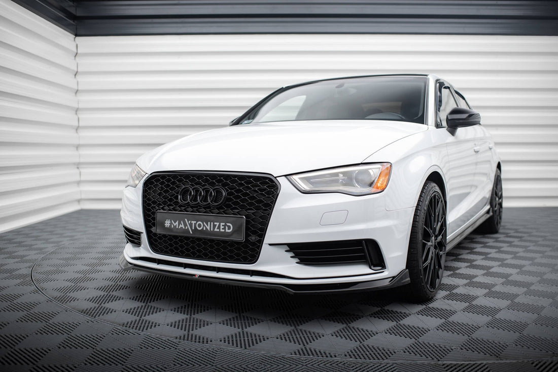 FOR AUDI - A3 SEDAN - 8V - FRONT SPLITTER - V2