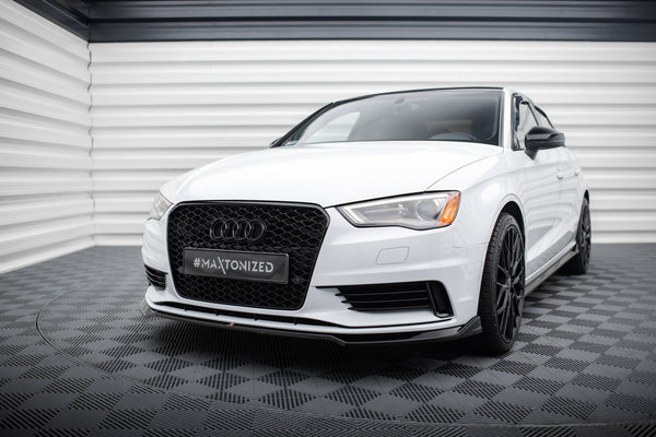 FOR AUDI - A3 SEDAN - 8V - FRONT SPLITTER - V2