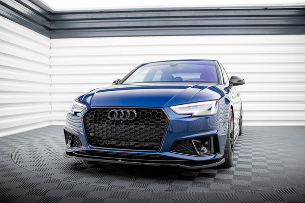 FOR AUDI - A4 - COMPETITION - B9 FACELIFT - FRONT SPLITTER - V2