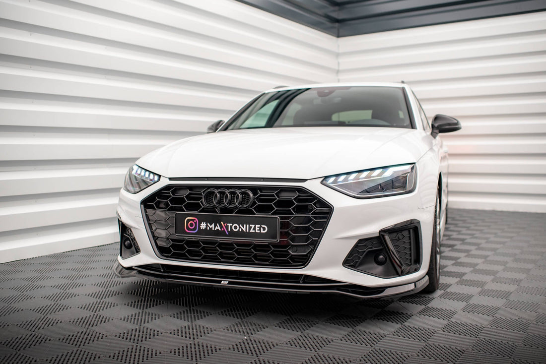 Front Splitter V.2 suitable for Audi A4 S-Line / S4 B9 Facelift