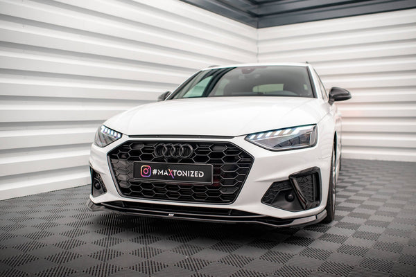FOR AUDI - S4 / A4 - SLINE - B9.5 - FRONT SPLITTER - V2 - FACELIFT