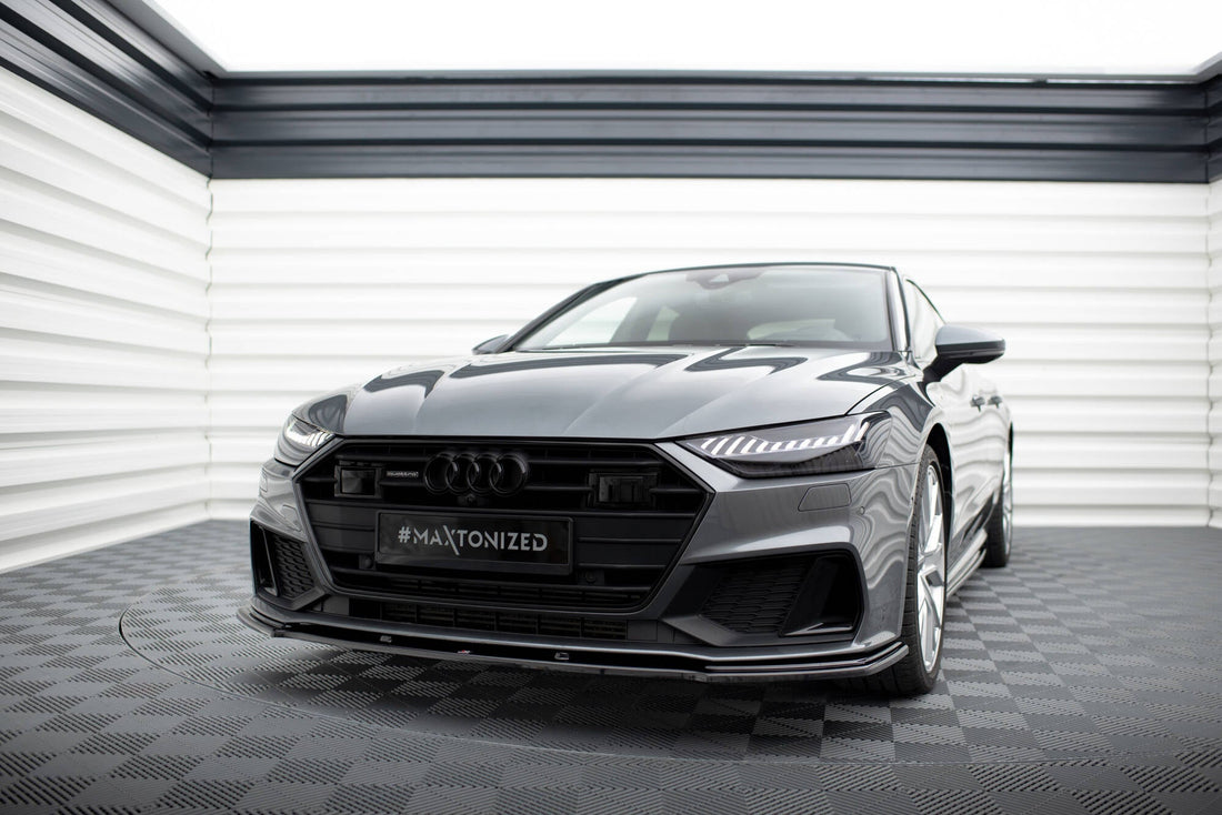 Front Splitter V.2 suitable for Audi A7 S-Line C8 / S7 C8 / C8 Facelift / S7 Facelift
