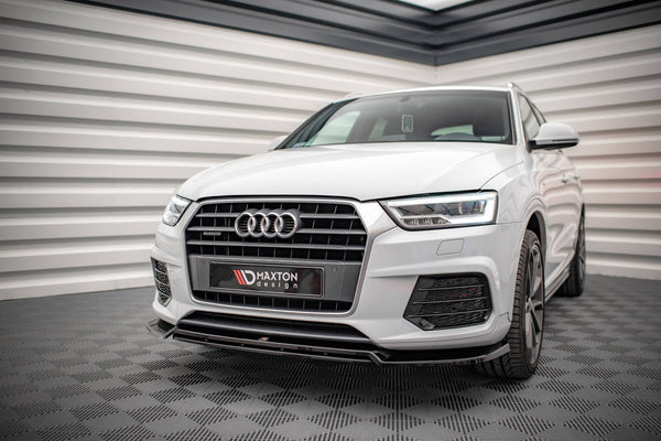 FOR AUDI - Q3 - S-LINE - 8U - FACELIFT - FRONT SPLITTER - V2