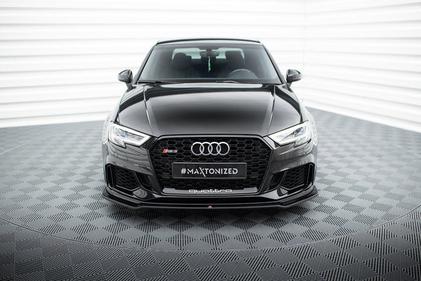 FOR AUDI - RS3 8V FACELIFT - SEDAN - FRONT SPLITTER - V2