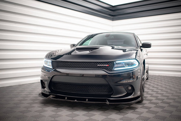 FOR DODGE - CHARGER SRT - MK7 - FACELIFT - FRONT SPLITTER - V2