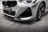 FOR BMW - 2 SERIES - G42 - M-PACK - FRONT SPLITTER - V2 + WINGS