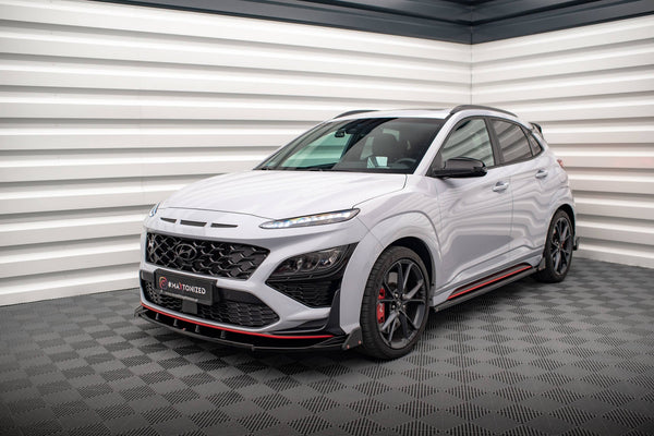 FOR HYUNDAI - KONA N - MK1 - FRONT SPLITTER - V2 + WINGS