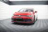 FOR VOLKSWAGEN - MK8 GOLF GTI / R-LINE - FRONT SPLITTER + WINGS - V2