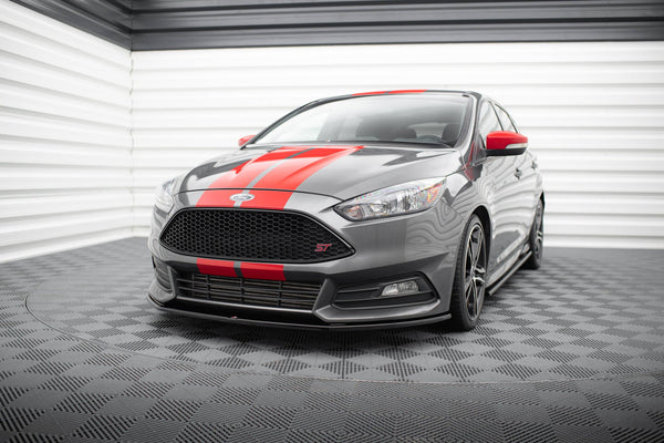 FOR FORD FOCUS - MK3 ST - FACELIFT - FRONT SPLITTER - V2