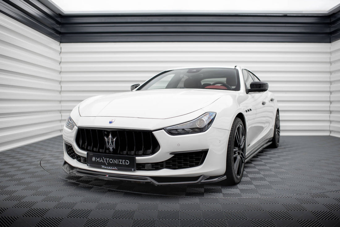 Front Splitter V.2 suitable for Maserati Ghibli Mk3 Facelift