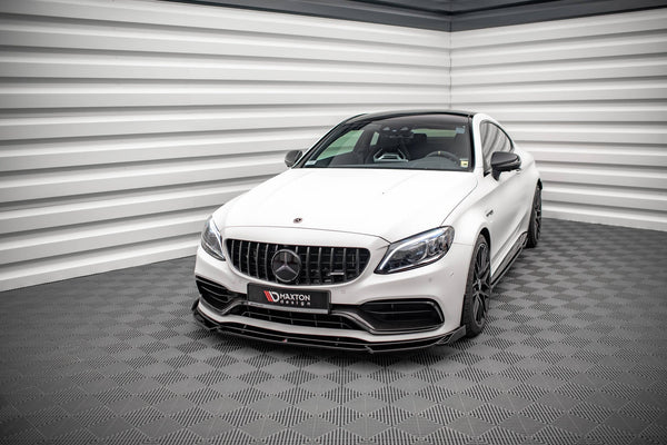 FOR MERCEDES-AMG - C63S - COUPE - C205 - FACELIFT - FRONT SPLITTER - V2