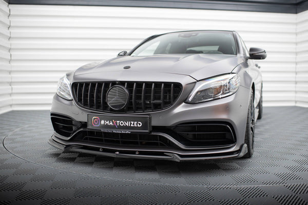FOR MERCEDES - AMG C63/ ESTATE W205 - FACELIFT - FRONT SPLITTER - V2