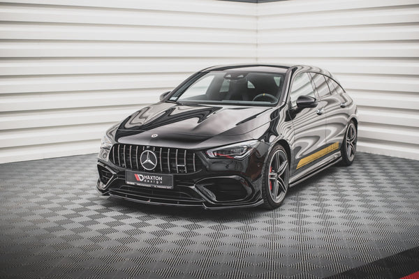 FOR MERCEDES - CLA - 45 AMG - AERO - C118 - FRONT SPLITTER - V2