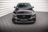 FOR MERCEDES - C-CLASS - C43 AMG COUPE / SEDAN - W205 / C205 - FACELIFT - FRONT SPLITTER - V2