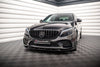 FOR MERCEDES - C-CLASS - C43 AMG COUPE / SEDAN - W205 / C205 - FACELIFT - FRONT SPLITTER - V2