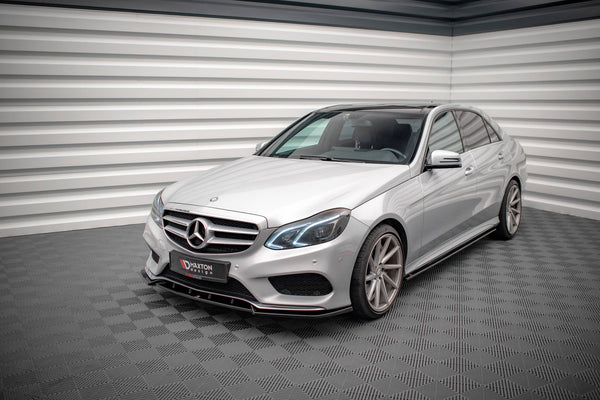 FOR MERCEDES-BENZ E AMG-LINE - SEDAN - W212 - FACELIFT - FRONT SPLITTER - V2