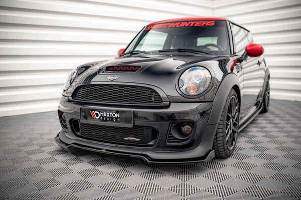 FOR MINI - COOPER - JOHN COOPER WORKS - R56 - FRONT SPLITTER - V2