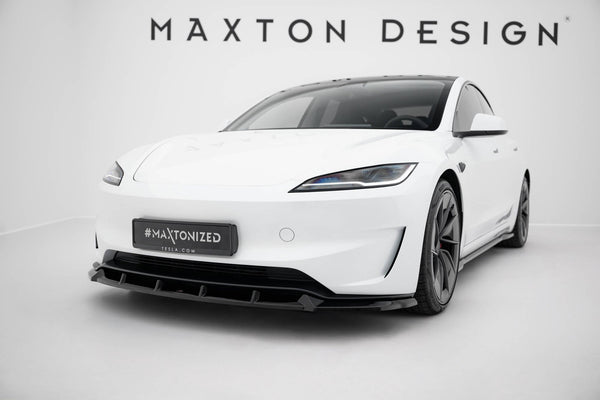 FOR TESLA - MODEL 3 PERFORMANCE - FACELIFT - FRONT SPLITTER - V2