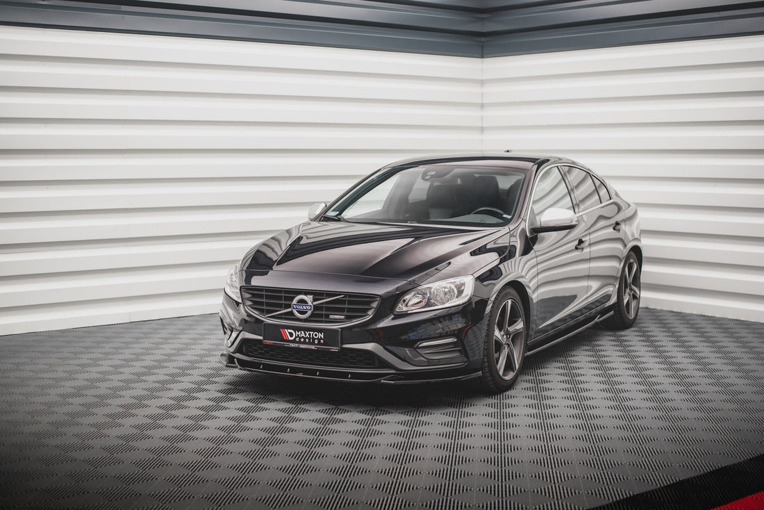 Front Splitter V.2 suitable for Volvo S60 R-Design Mk2 Facelift