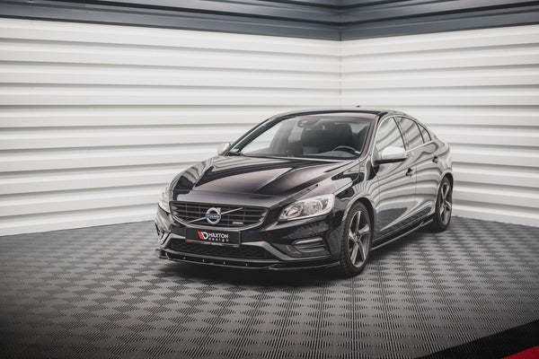 FOR VOLVO - S60 MK2 FACELIFT - R DESIGN - FRONT SPLITTER - V2