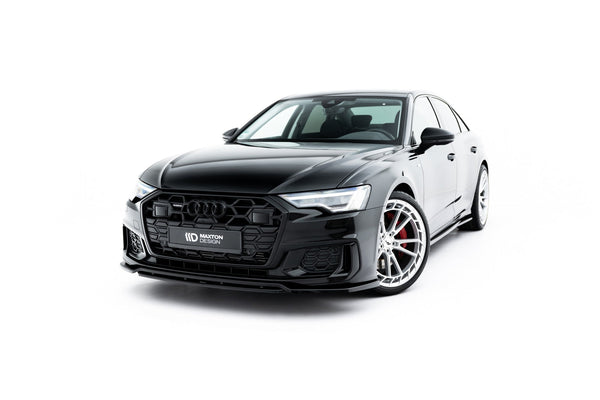 FOR AUDI - A6 S-LINE / S6 C8 - FRONT SPLITTER - V3