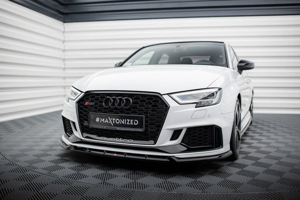 FOR AUDI - RS3 8V FACELIFT - SEDAN - FRONT SPLITTER - V3