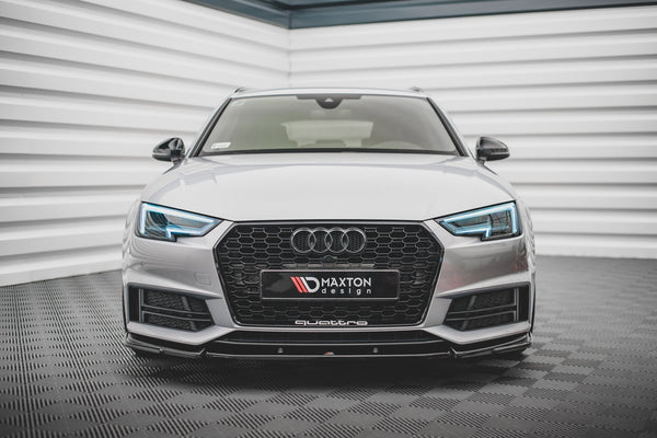 FOR AUDI - A4 / S4 B9 - S-LINE - FRONT SPLITTER - V3