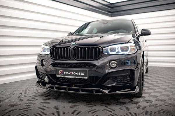 FOR BMW - X6 F16 - M-PACK - FRONT SPLITTER - V3