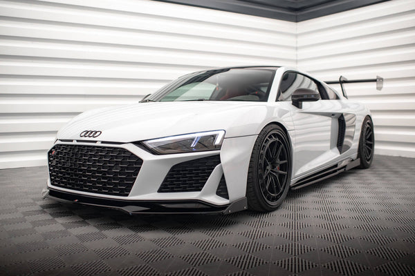 FOR AUDI - R8 - MK2 FACELIFT - FRONT SPLITTER - V3 + WINGS