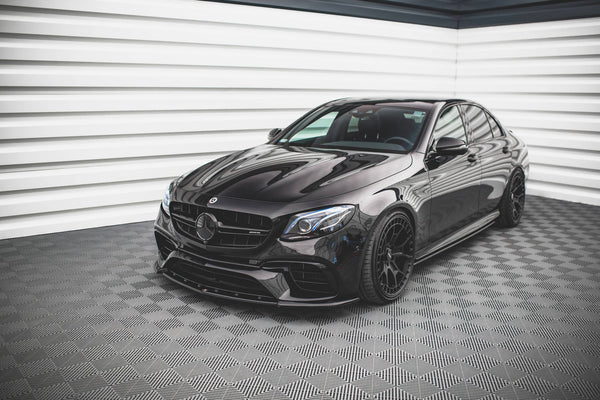 FOR MERCEDES - E - CLASS - E63 AMG - W213 / S213 - FRONT SPLITTER - V3