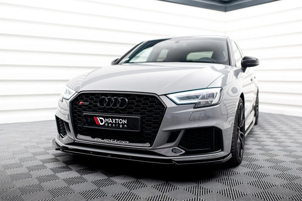 FOR AUDI - RS3 8V FACELIFT - SEDAN - FRONT SPLITTER - V4