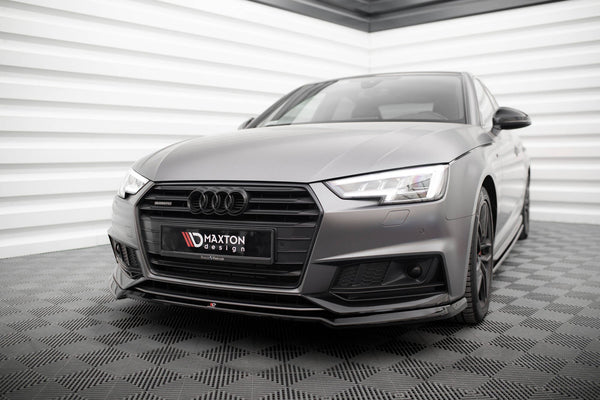 FOR AUDI - A4 / S4 B9 - S-LINE - FRONT SPLITTER - V4
